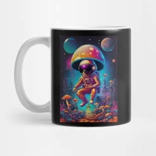 Psychedelic Dj Astronaut - Catsondrugs.com - astronaut, space, stars, galaxy, nasa, cool, planets, funny, universe, astros, astronomy, trippy, surreal, asteroidday, planet Mug